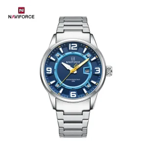 Naviforce NF8044 Silver Blue Dial
